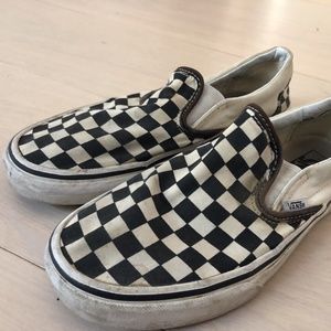 Women's Slip on Checkered Vans